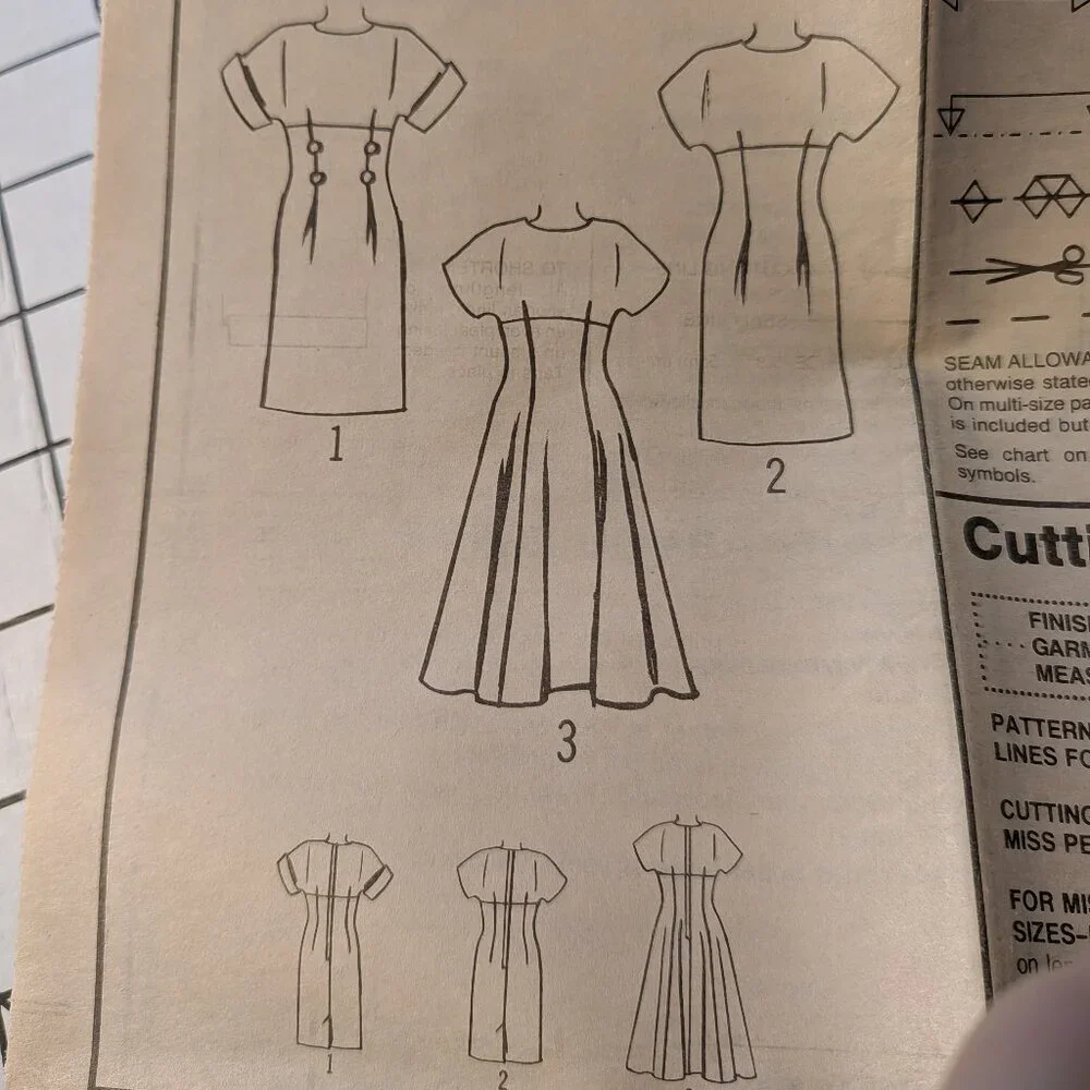 McCall's 8412 Jacket & Skirt sewing pattern UNCUT 6-10